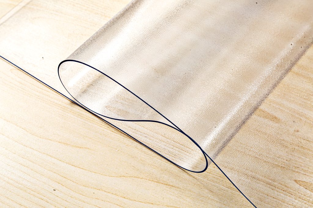 Customized frosted crystal plate pvc frosted soft glass coil