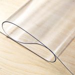 Customized frosted crystal plate pvc frosted soft glass coil