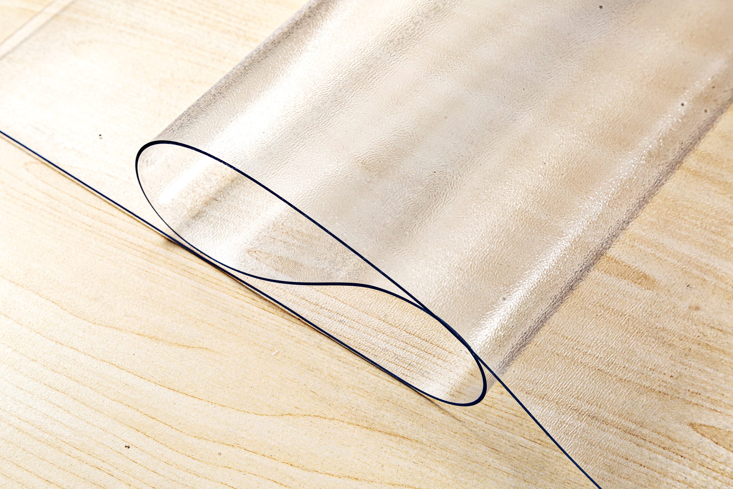 Customized frosted crystal plate pvc frosted soft glass coil